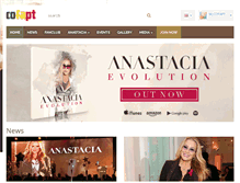 Tablet Screenshot of anastaciafanclub.com.pt
